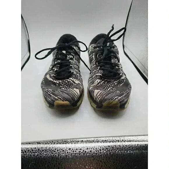 Nike Air Max 2016 Print Black Lace Up Mesh Running Sneakers Men 7.5 818135-100 - Picture 1 of 7
